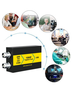 Tarjeta de Captura BNC 4-en-1 GRACETOP 1080P USB 3.0 2