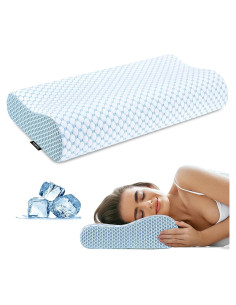 Almohada Cervical Ylekto Espuma Viscoelástica Ajustable 61x35cm