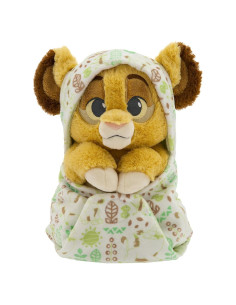 Simba de Peluche Disney Babies con Manta Reversible 32cm