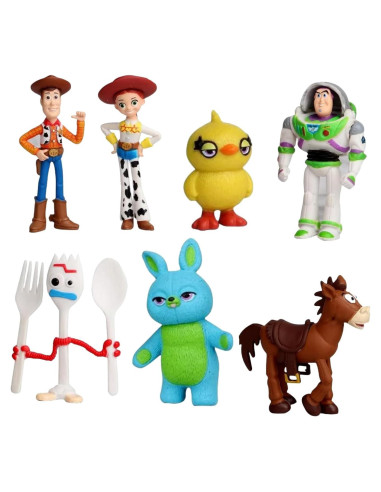 Juego de Figuras de Acción Toy Story Woody Buzz Jessie 7 Pzas