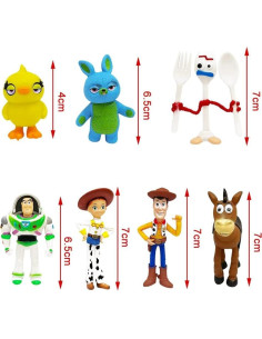 Juego de Figuras de Acción Toy Story Woody Buzz Jessie 7 Pzas 2