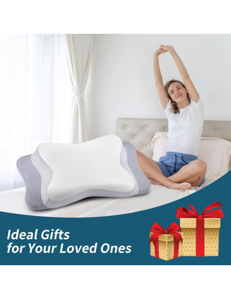 Almohada Cervical Ergonómica Polovo 67x35 cm Refrigerante Almohada Cervical Ergonómica Polovo 67x35 cm Refrigerante