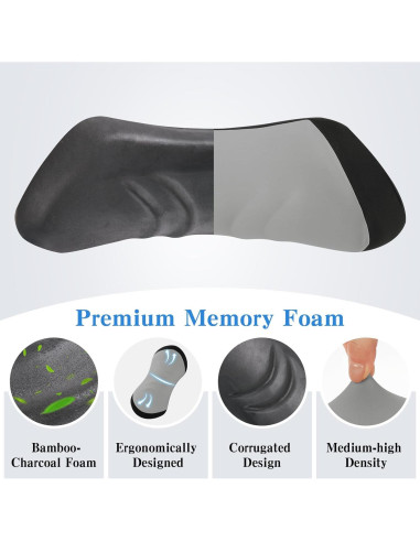 Almohada Lumbar Ergonómica Lekewn para Silla y Coche