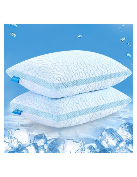 Almohada Enfriamiento QUTOOL Doble Cara Queen Set 2