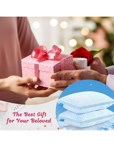 Almohada Enfriamiento QUTOOL Doble Cara Queen Set 2