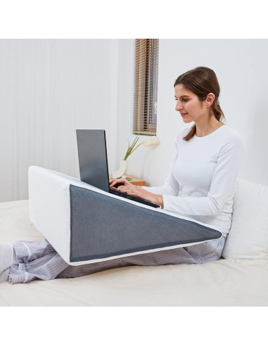 Cojín en forma de cuña Touchutopia 60x60 cm Espuma Viscoelástica