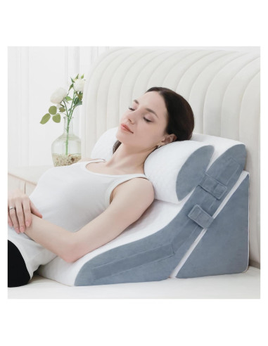 Almohada en Cuña Foamalusion 3 Piezas Ajustable 60 cm