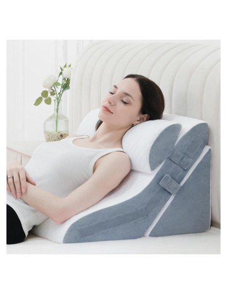 Almohada en Cuña Foamalusion 3 Piezas Ajustable 60 cm