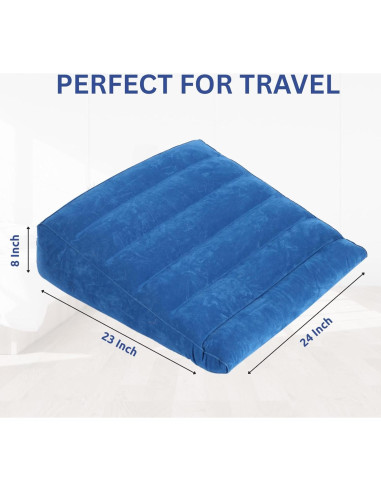 Almohada Inflable en Forma de Cuña AllSett Health 61x58cm