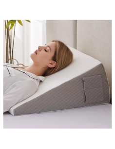 Cojín en Cuña Ruqmuis 25,4 cm Espuma Viscoelástica Blanco