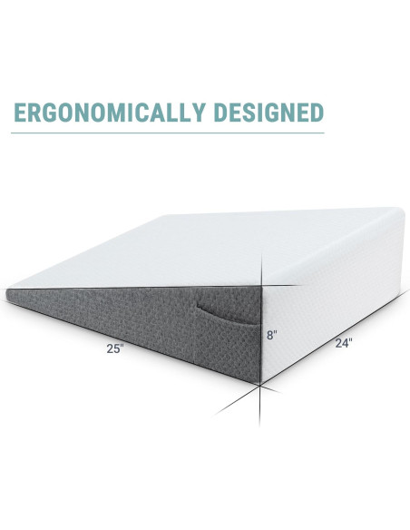 Cojín en Cuña Ergonomico Howhom 20 cm Espuma Lavable