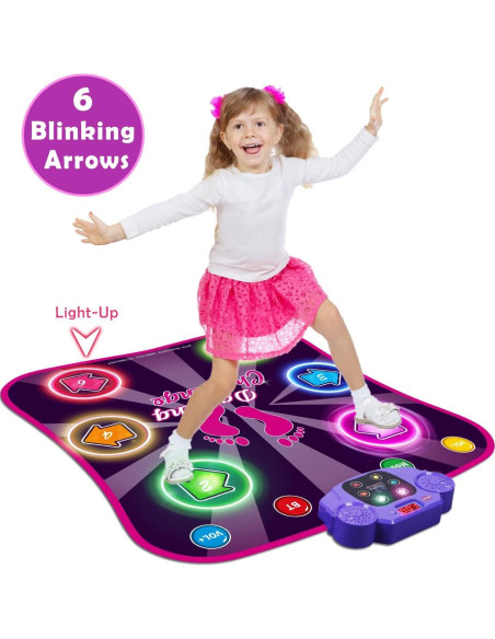 Alfombra de Baile Electrónica Bambilo - 6 Botones Iluminados