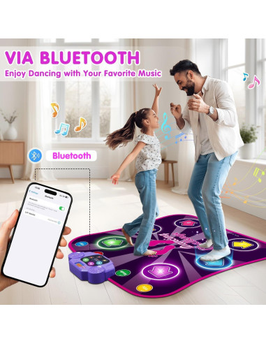 Alfombra de Baile Electrónica Bambilo - 6 Botones Iluminados