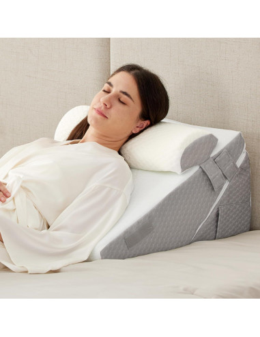 Juego de Almohadas en Cuña Ruqmuis 3 Piezas Ajustable