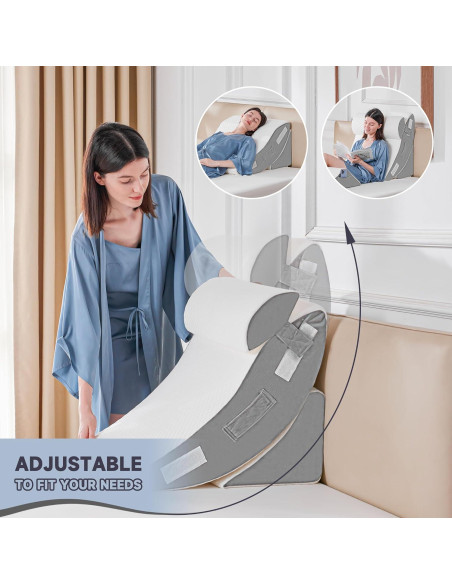 Yojoker Juego de 4 Almohadas Ortopédicas en Cuña 3.99 kg