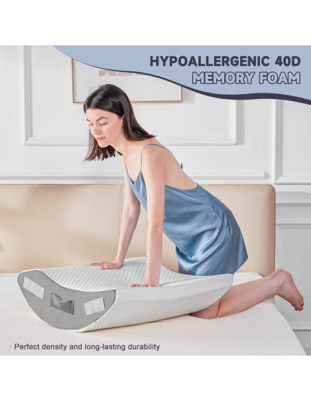 Yojoker Juego de 4 Almohadas Ortopédicas en Cuña 3.99 kg