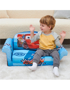 Sofá de Espuma Marshmallow Cars 2 en 1 para Niños 2