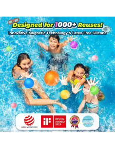 Globos de Agua Reutilizables Smirodi 12 Pcs para Niños 2
