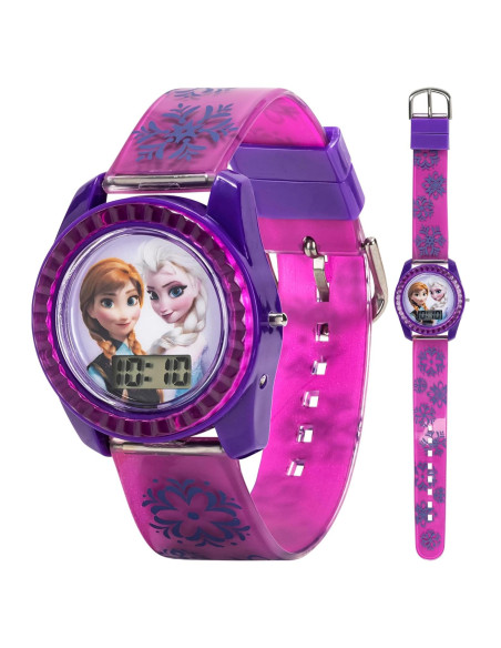 Reloj Digital Infantil Disney Frozen Anna y Elsa 14 cm