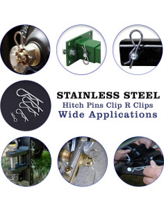 Pasadores Cotter Pesados Ironking 8 Pcs Acero Inoxidable M3x70mm 2