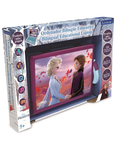 Laptop Educativa Lexibook Frozen 2 Bilingüe 124 Actividades