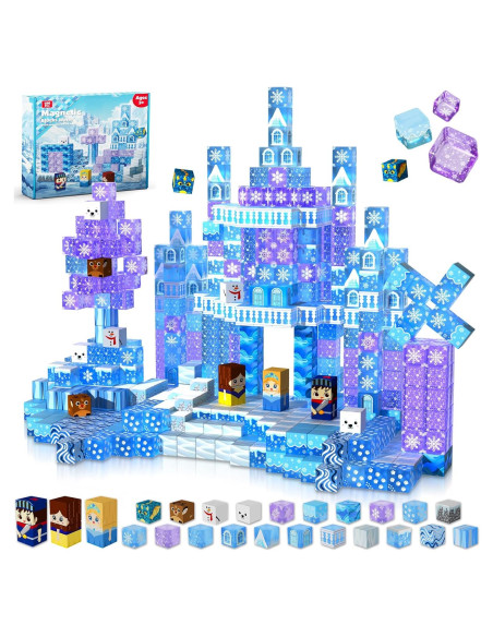 Bloques Magnéticos 100 Piezas Magneverse para Niños 3-12 Años