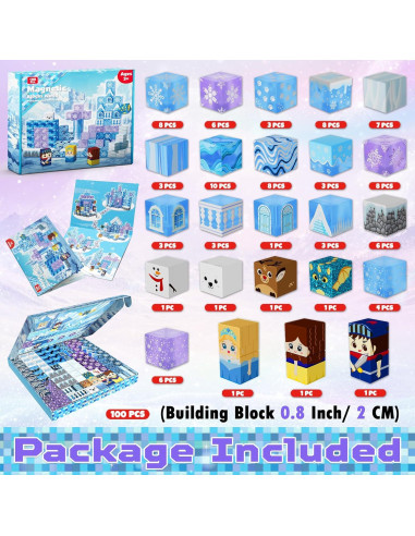 Bloques Magnéticos 100 Piezas Magneverse para Niños 3-12 Años