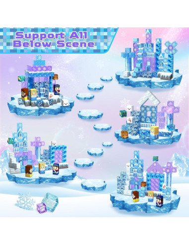 Bloques Magnéticos 100 Piezas Magneverse para Niños 3-12 Años