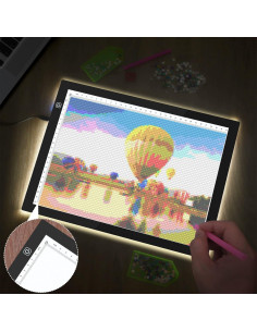 Pad de Luz A4 Sergamy - Tabla de Luz USB 3 Niveles Brillo 2