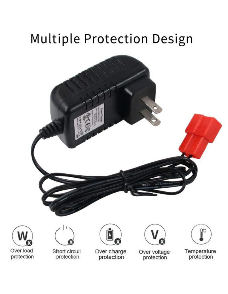 Cargador de coche eléctrico 6V HZPOWEN para Kid Trax