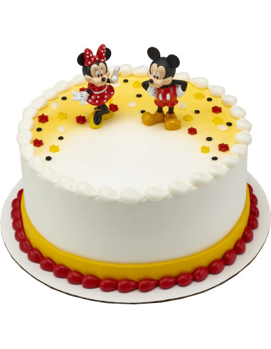 Cake Topper Disney Mickey y Minnie Mouse DecoSet 2 Piezas