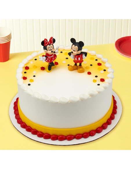 Cake Topper Disney Mickey y Minnie Mouse DecoSet 2 Piezas