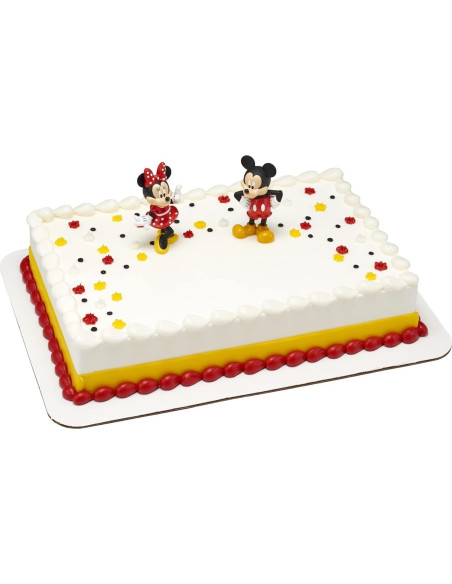 Cake Topper Disney Mickey y Minnie Mouse DecoSet 2 Piezas