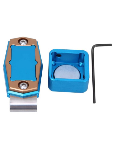 Funda Magnética para Tiza de Billar VBESTLIFE - Aluminio Azul