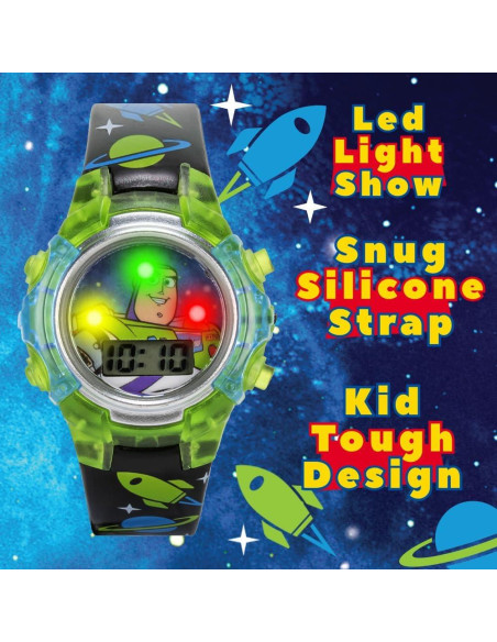 Reloj Digital LCD Buzz Lightyear Accutime para Niños