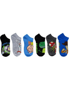 Calcetines No Show Disney Toy Story Niños 6 Pares Talla 6-8 2