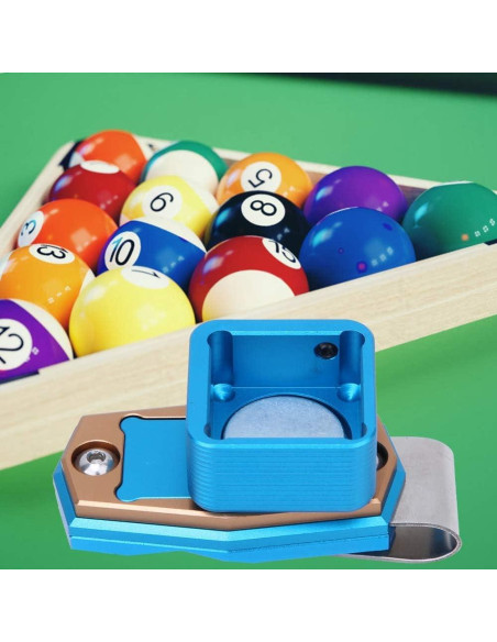 Funda Magnética para Tiza de Billar VBESTLIFE - Aluminio Azul