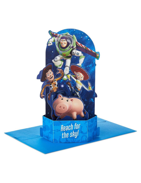 Tarjeta Pop Up Hallmark Toy Story Cumpleaños 16.76x23.88cm Tarjeta Pop Up Hallmark Toy Story Cumpleaños 16.76x23.88cm