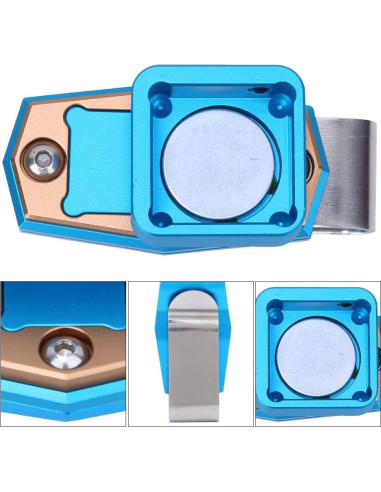 Funda Magnética para Tiza de Billar VBESTLIFE - Aluminio Azul