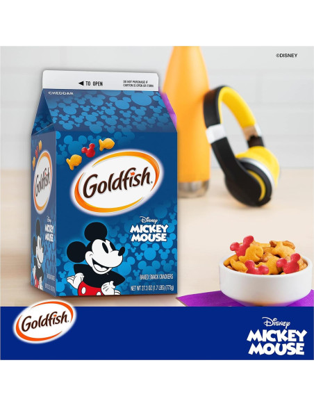 Galletas de Queso Cheddar Goldfish Disney Mickey 27.3 oz