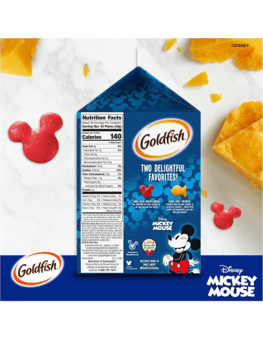 Galletas de Queso Cheddar Goldfish Disney Mickey 27.3 oz