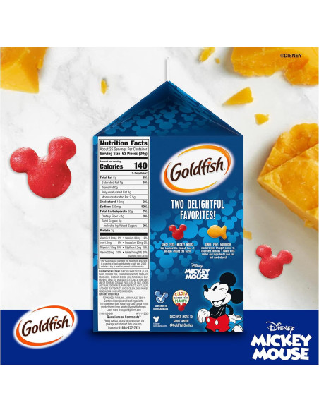 Galletas de Queso Cheddar Goldfish Disney Mickey 27.3 oz