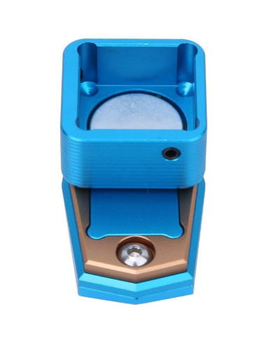 Funda Magnética para Tiza de Billar VBESTLIFE - Aluminio Azul