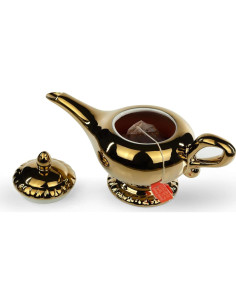 Tetera Aladino Disney Cerámica Dorada 0,95L con Tapa 2