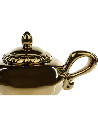 Tetera Aladino Disney Cerámica Dorada 0,95L con Tapa