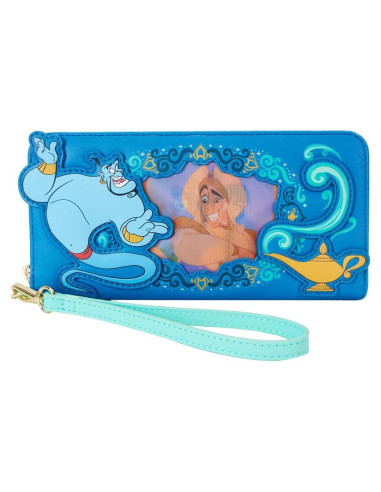 Billetera de Muñequera Loungefly Jasmine Azul 20x10 cm