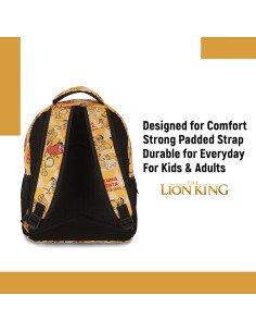 Mochila Infantil Disney El Rey León 20L Amarilla 2