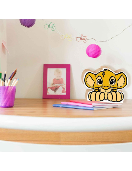 Estante Decorativo Simba Disney El Rey León 17,78x13,97cm Estante Decorativo Simba Disney El Rey León 17,78x13,97cm