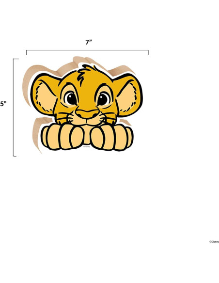 Estante Decorativo Simba Disney El Rey León 17,78x13,97cm Estante Decorativo Simba Disney El Rey León 17,78x13,97cm