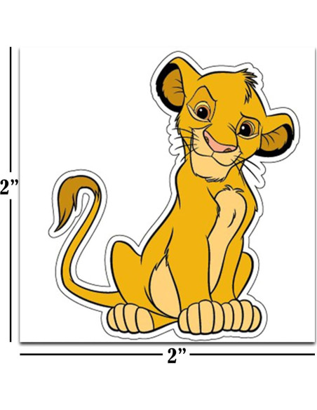 Tatuajes Temporales Disney El Rey León Crenstone - 72 Piezas